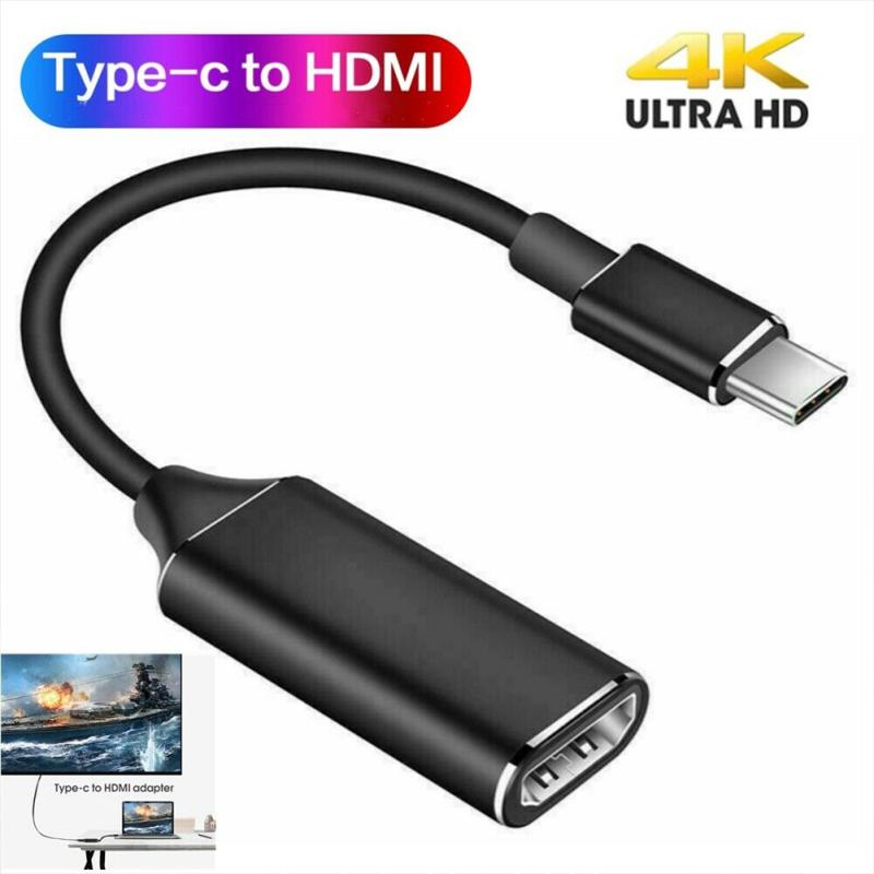 Кабель-адаптер 4k Usb-c Type C на HDMI-совместимый адаптер для Android Phone Tablet чёрный
Кабель-адаптер 4k Usb-c Type C на HDMI-совместимый адаптер для Android Phone Tablet чёрный