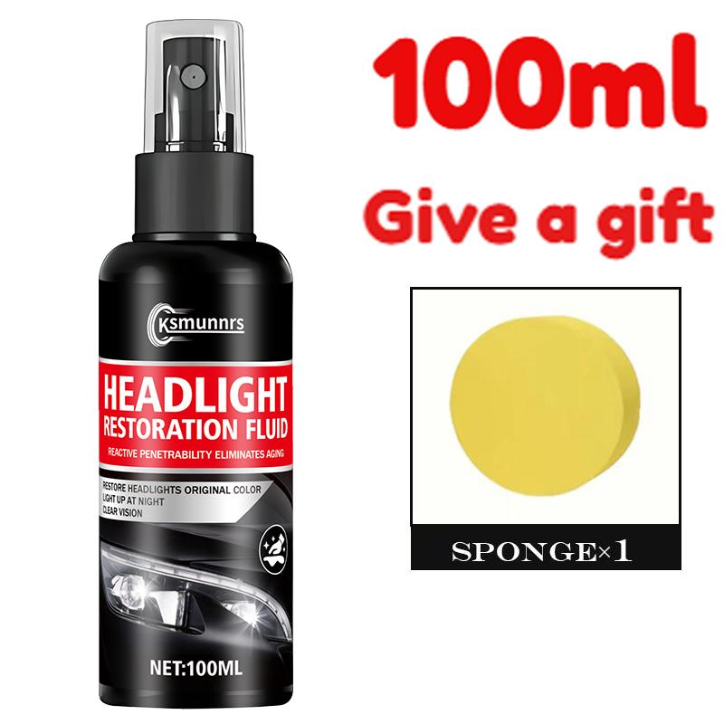 Car headlight repair kit - quickly removes yellowing and fogging, restoring headlight lenses to a clear, new look. DIY applicati 100ml
Car headlight repair kit - quickly removes yellowing and fogging, restoring headlight lenses to a clear, new look. DIY applicati 100ml