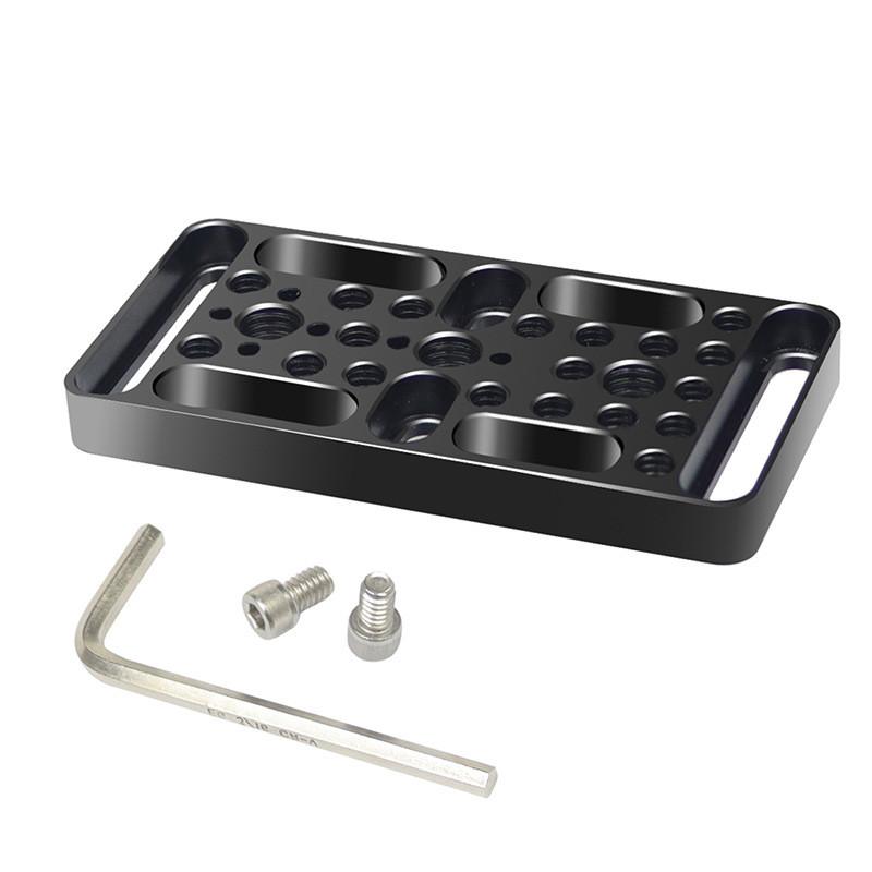Switching Cheese Plate Camera Easy Plate for Railblocks Dovetails Short Rods For DSLR Camera Cage Rig Expansion Mounting чёрный
Switching Cheese Plate Camera Easy Plate for Railblocks Dovetails Short Rods For DSLR Camera Cage Rig Expansion Mounting чёрный