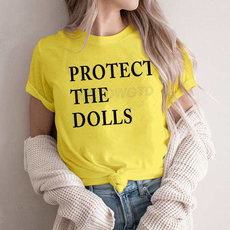 Funny Protect The Dolls T Shirts Unisex Women Fashion Casual Tops Streetwear Casual Clothing Protect The Dolls Quote Unisex Tshirt 4XL
Funny Protect The Dolls T Shirts Unisex Women Fashion Casual Tops Streetwear Casual Clothing Protect The Dolls Quote Unisex Tshirt 4XL