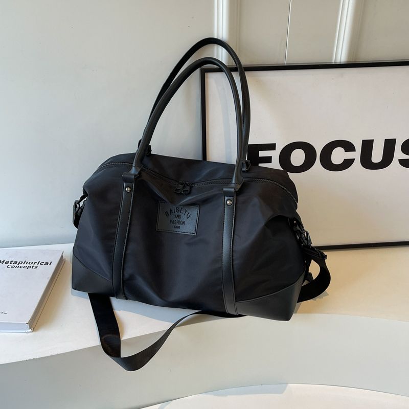 Swimming Business Trip Lightweight Storage Short Distance Female Gym Bag Black (sleeved trolley case)
Swimming Business Trip Lightweight Storage Short Distance Female Gym Bag Black (sleeved trolley case)