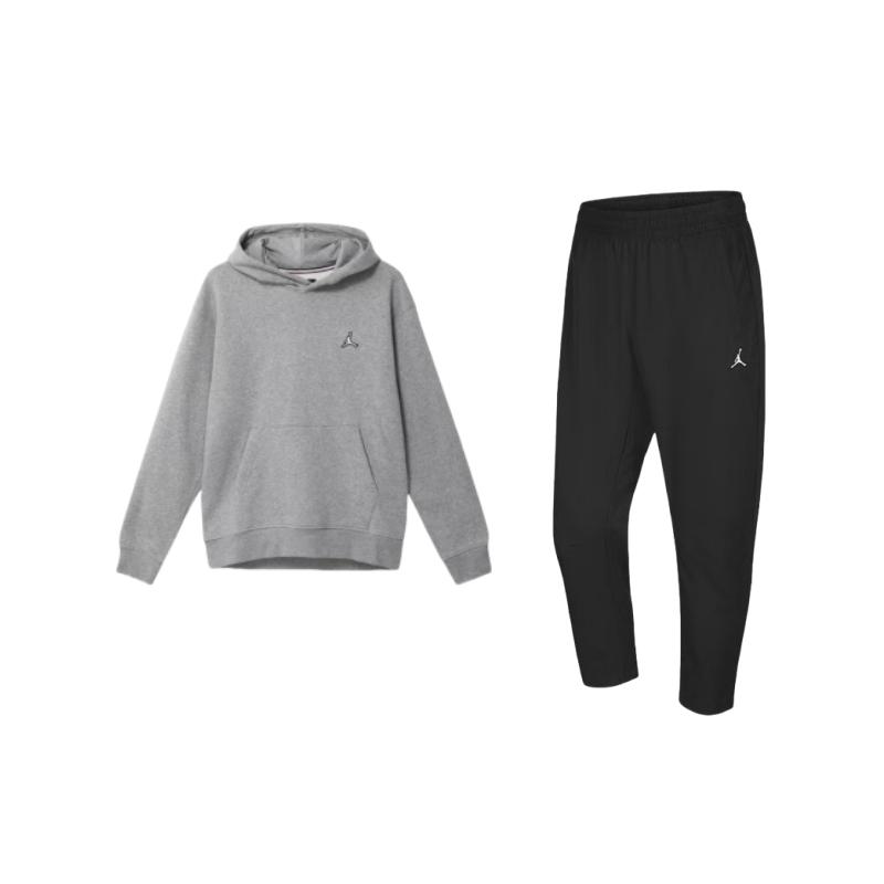 Jordan Solid Color Logo Print Hoodie And Straight Leg Sweatpants Casual Sports Set Men sets DR3095-010+DQ7467-091
Jordan Solid Color Logo Print Hoodie And Straight Leg Sweatpants Casual Sports Set Men sets DR3095-010+DQ7467-091