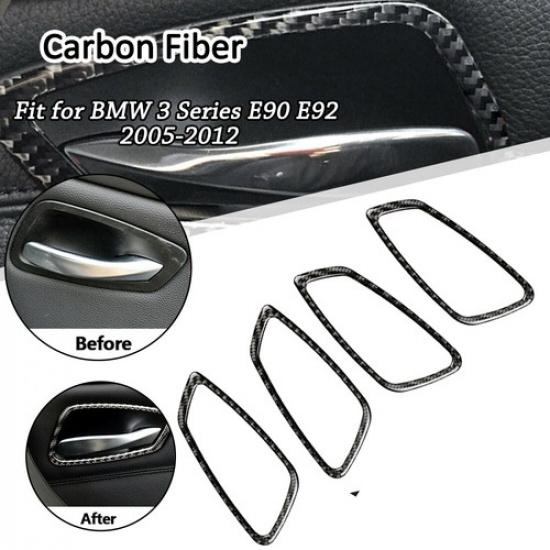 For BMW 3 Series E90 E92 05-12 Carbon Fiber Car Interior Door Handle Cover Trim
For BMW 3 Series E90 E92 05-12 Carbon Fiber Car Interior Door Handle Cover Trim