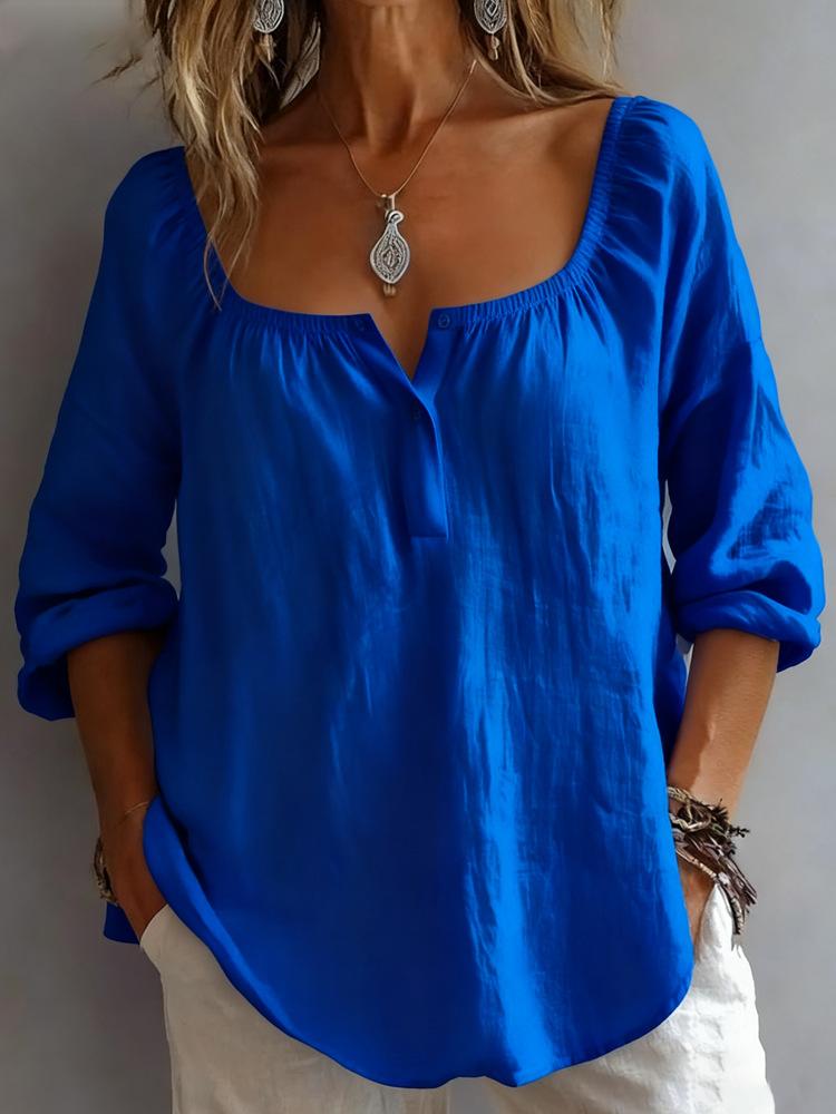 Women Multi Color Square Neck Puff Sleeve Loose Blouse Casual Elastic Cuff Top XXXL синій
Women Multi Color Square Neck Puff Sleeve Loose Blouse Casual Elastic Cuff Top XXXL синій