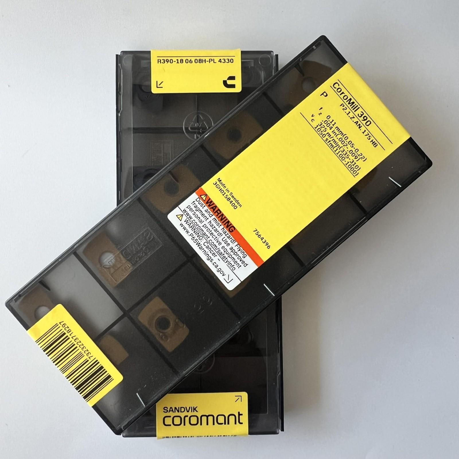 SANDVIK / R390-180608H-PL 4330 / Original Swedish hard alloy blade 10 Pcs
SANDVIK / R390-180608H-PL 4330 / Original Swedish hard alloy blade 10 Pcs