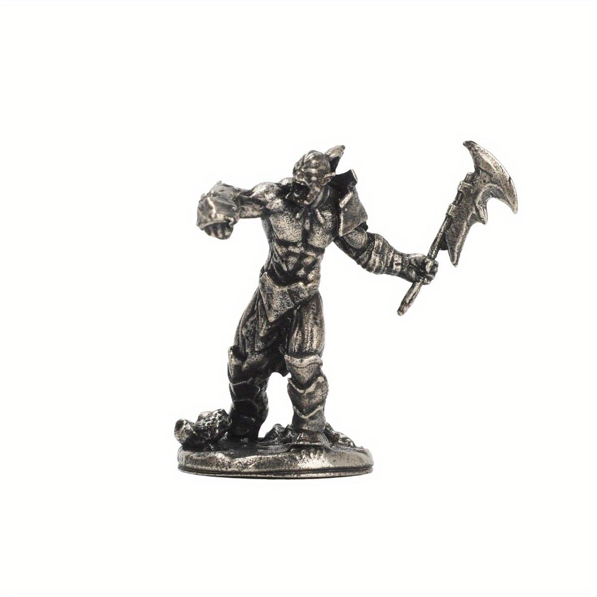Vintage White Brass Warcry Orc Soldiers Models Desktop Ornaments Decorations Game Miniature Figurine Accessories Men Gifts 1pcs
Vintage White Brass Warcry Orc Soldiers Models Desktop Ornaments Decorations Game Miniature Figurine Accessories Men Gifts 1pcs