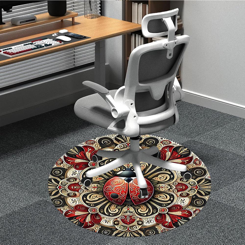 1pc Ladybug Mandala Office Round Area Rug, Under Office Chairs Bedroom Living Room Home Decor, Room Deco, Available in Various Sizes 032 80cm by 80cm
1pc Ladybug Mandala Office Round Area Rug, Under Office Chairs Bedroom Living Room Home Decor, Room Deco, Available in Various Sizes 032 80cm by 80cm
