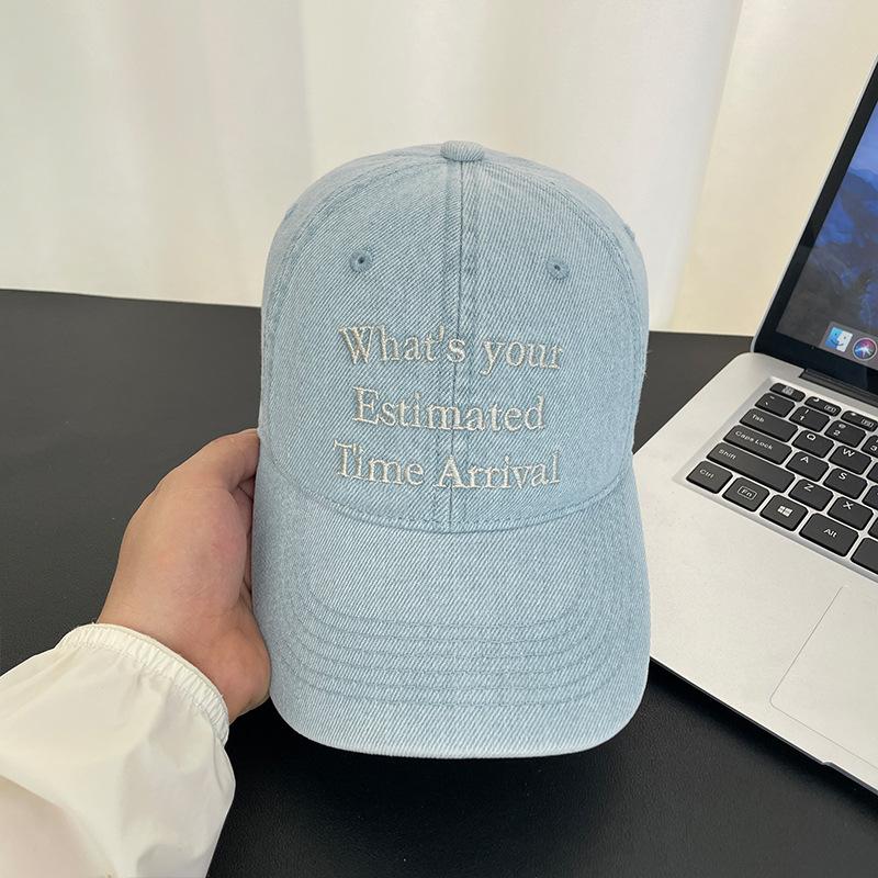 Washed denim baseball cap women s spring summer big head circumference student versatile cap soft top wide brim sun hat
Washed denim baseball cap women s spring summer big head circumference student versatile cap soft top wide brim sun hat