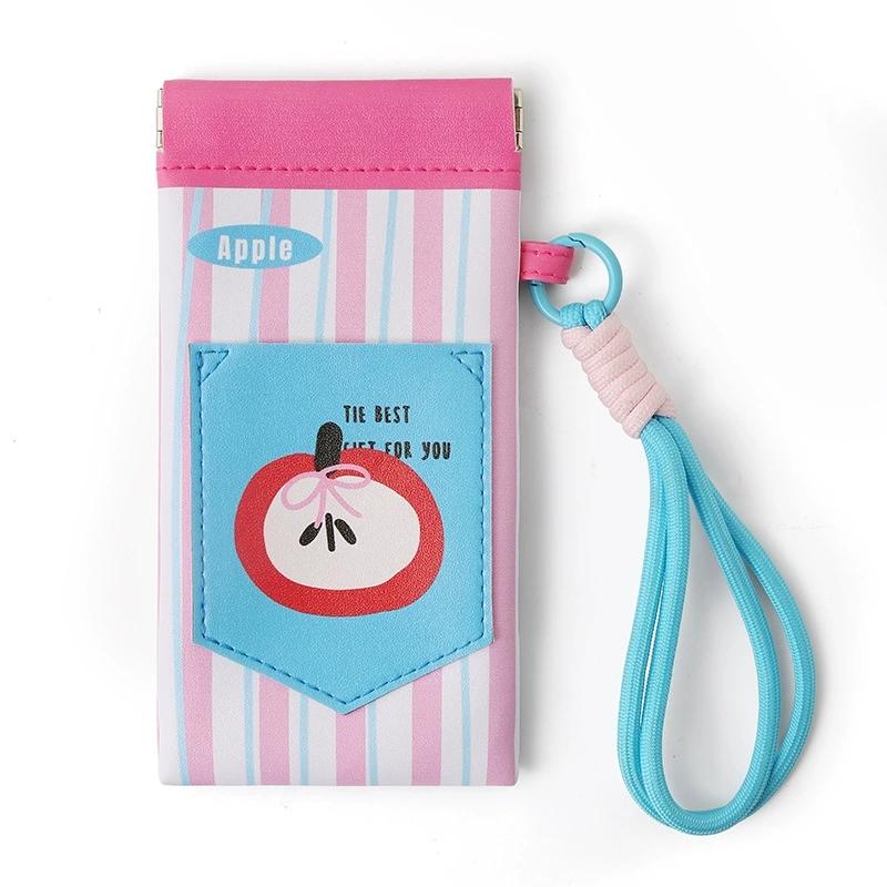 Милый чехол-сумка для очков со шнурком-брелоком, сумка для хранения солнцезащитных очков, чехол для очков из ПУ кожи, портативный органайзер для очков
Милый чехол-сумка для очков со шнурком-брелоком, сумка для хранения солнцезащитных очков, чехол для очков из ПУ кожи, портативный органайзер для очков