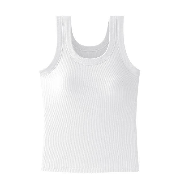 Plus Size Women s Camisole Vest with Chest Pads - European Sizing, XXL (200 Jin) S білий
Plus Size Women s Camisole Vest with Chest Pads - European Sizing, XXL (200 Jin) S білий