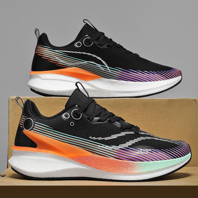 Friction, sound, rebound, shock absorption, breathable racing running shoes, men s and women s versatile ultra-light real explosive soft-soled shoes 44 чёрный
Friction, sound, rebound, shock absorption, breathable racing running shoes, men s and women s versatile ultra-light real explosive soft-soled shoes 44 чёрный