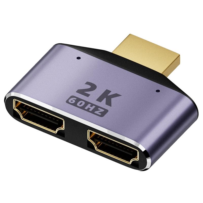2-In-1 UHD 2K HDMI Splitter Converter 1 In 2 Out 60Hz Video Output Display Mirror HDMI Adapter with Indicator Light for Dual Monitors As Shown A
2-In-1 UHD 2K HDMI Splitter Converter 1 In 2 Out 60Hz Video Output Display Mirror HDMI Adapter with Indicator Light for Dual Monitors As Shown A