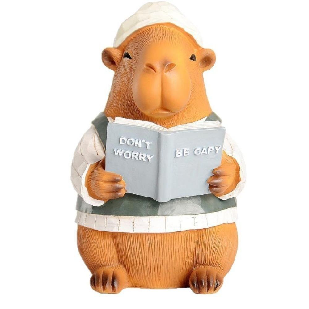 Hot 6.5inch Capybara Ornament Cartoon Brown Positive Figurine Decor Resin Capybara Themed Gift Desk Decor коричневый
Hot 6.5inch Capybara Ornament Cartoon Brown Positive Figurine Decor Resin Capybara Themed Gift Desk Decor коричневый