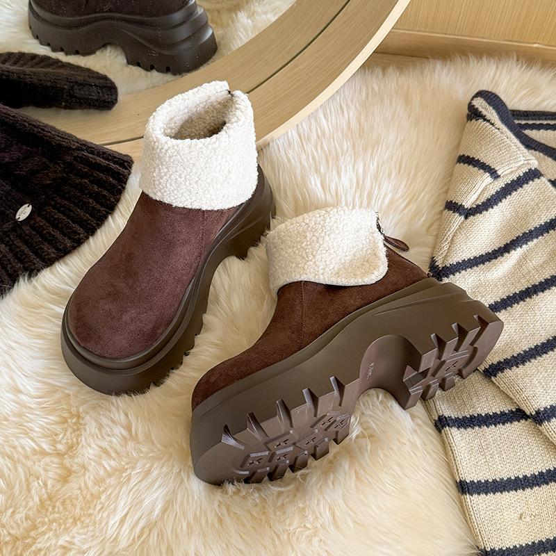 Женские ботинки на толстой подошве большого размера, утепленные зимние ботинки с мехом, ботильоны до щиколотки на толстой подкладке, нескользящие спортивные ботинки для пеших прогулок, ботинки Мартина 40 темно-коричневого
Женские ботинки на толстой подошве большого размера, утепленные зимние ботинки с мехом, ботильоны до щиколотки на толстой подкладке, нескользящие спортивные ботинки для пеших прогулок, ботинки Мартина 40 темно-коричневого