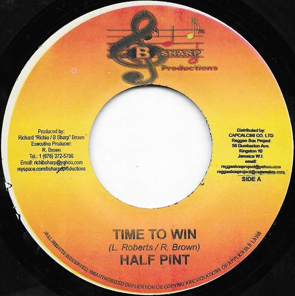 7inch Record HALF PINT - Time To Win NONE B Sharp Product 2008 Jamaica Reggae, Ska & Dub Used
7inch Record HALF PINT - Time To Win NONE B Sharp Product 2008 Jamaica Reggae, Ska & Dub Used
