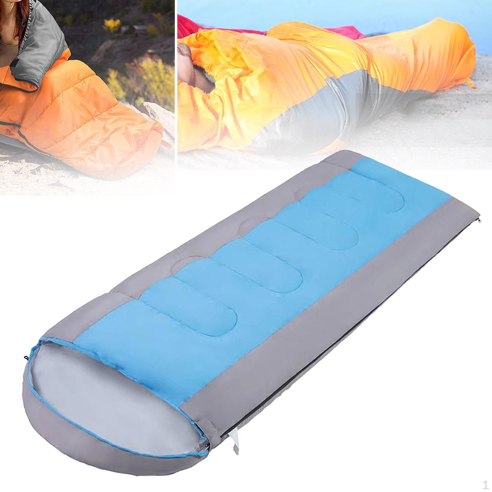 Спальный мешок для кемпинга, снаряжение, конверт, снаряжение для похода домой синий
Спальный мешок для кемпинга, снаряжение, конверт, снаряжение для похода домой синий