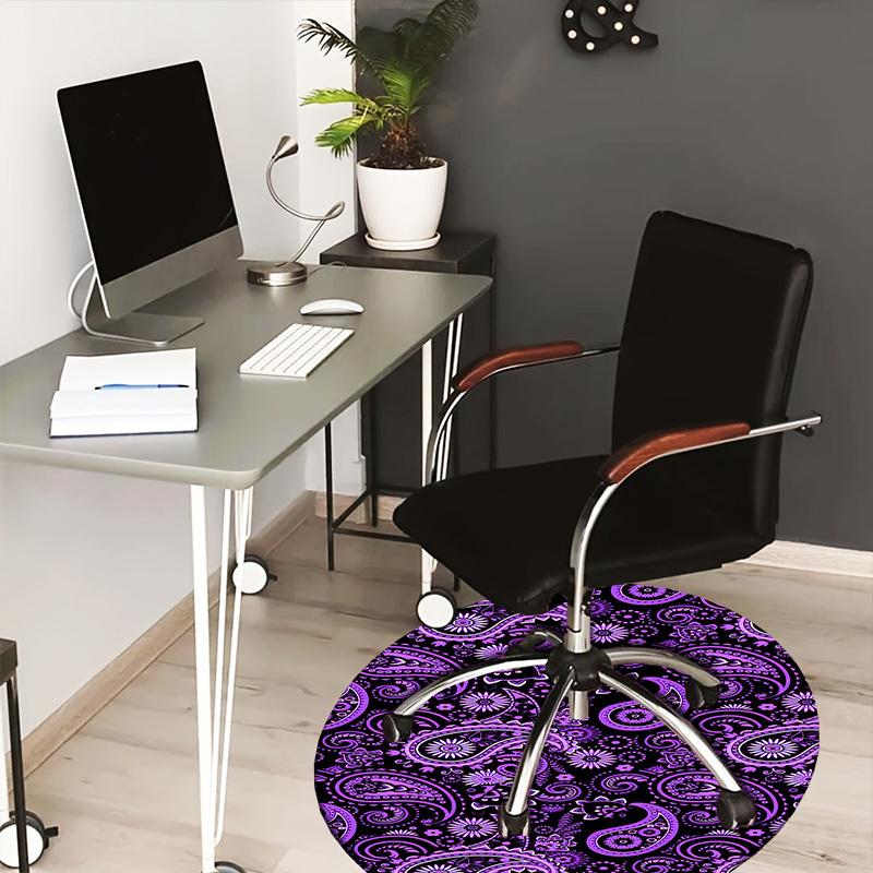 1pc Purple Paisley Pattern Round carpet, Perfect for Decorating Chairs, Living Rooms, Or Bedrooms, for Living Room.089 80cm by 80cm
1pc Purple Paisley Pattern Round carpet, Perfect for Decorating Chairs, Living Rooms, Or Bedrooms, for Living Room.089 80cm by 80cm