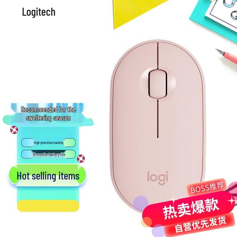 Logitech Pebble M350 Hello Kitty Wireless Mouse
Logitech Pebble M350 Hello Kitty Wireless Mouse
