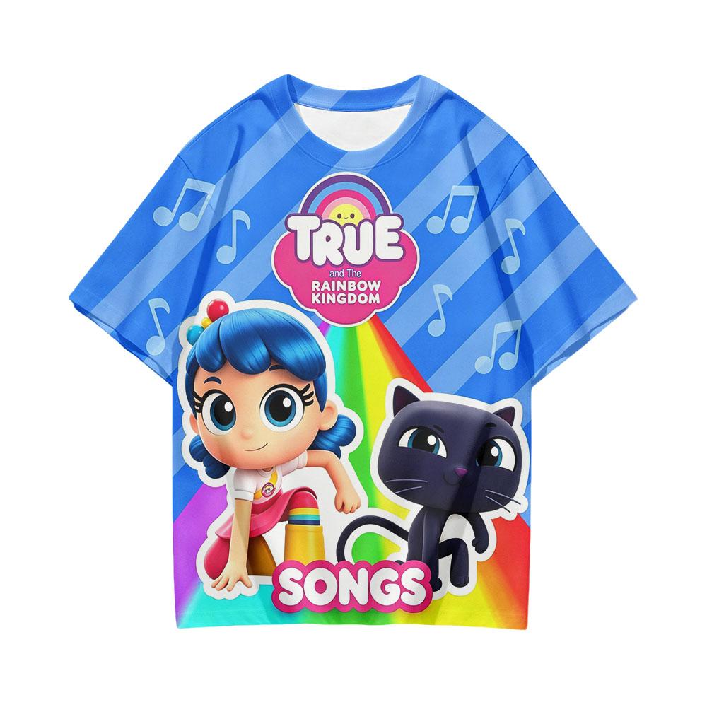 True and The Rainbow Kingdom 3D Cartoon Print T-Shirt Cute Boys Girls Short Sleeve Kids Summer Tops Childrens Clothing Tees 110
True and The Rainbow Kingdom 3D Cartoon Print T-Shirt Cute Boys Girls Short Sleeve Kids Summer Tops Childrens Clothing Tees 110
