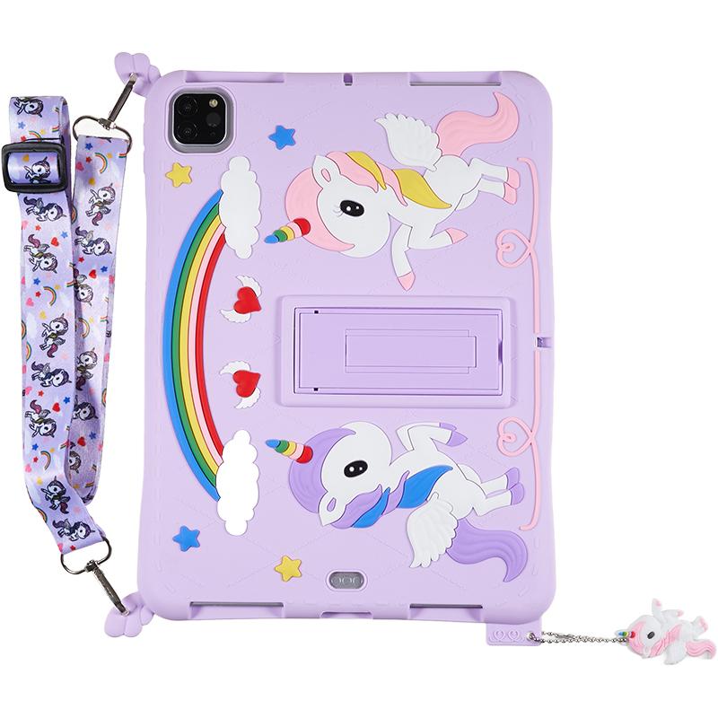 For iPad Pro 11 (2020)/(2021)/(2022)/iPad Air (2020)/(2022) Hard PC Kickstand Silicone Tablet Cover Case with Strap A
For iPad Pro 11 (2020)/(2021)/(2022)/iPad Air (2020)/(2022) Hard PC Kickstand Silicone Tablet Cover Case with Strap A