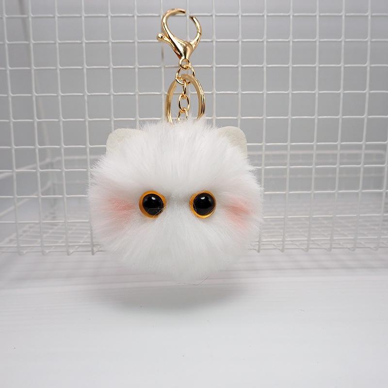 New Cute Black Coal Ball Cat Keychain Pendant Handmade Stereo Modelling Plush Dolls for Girl Couple Bag Pendant Key Chains Gift білий
New Cute Black Coal Ball Cat Keychain Pendant Handmade Stereo Modelling Plush Dolls for Girl Couple Bag Pendant Key Chains Gift білий