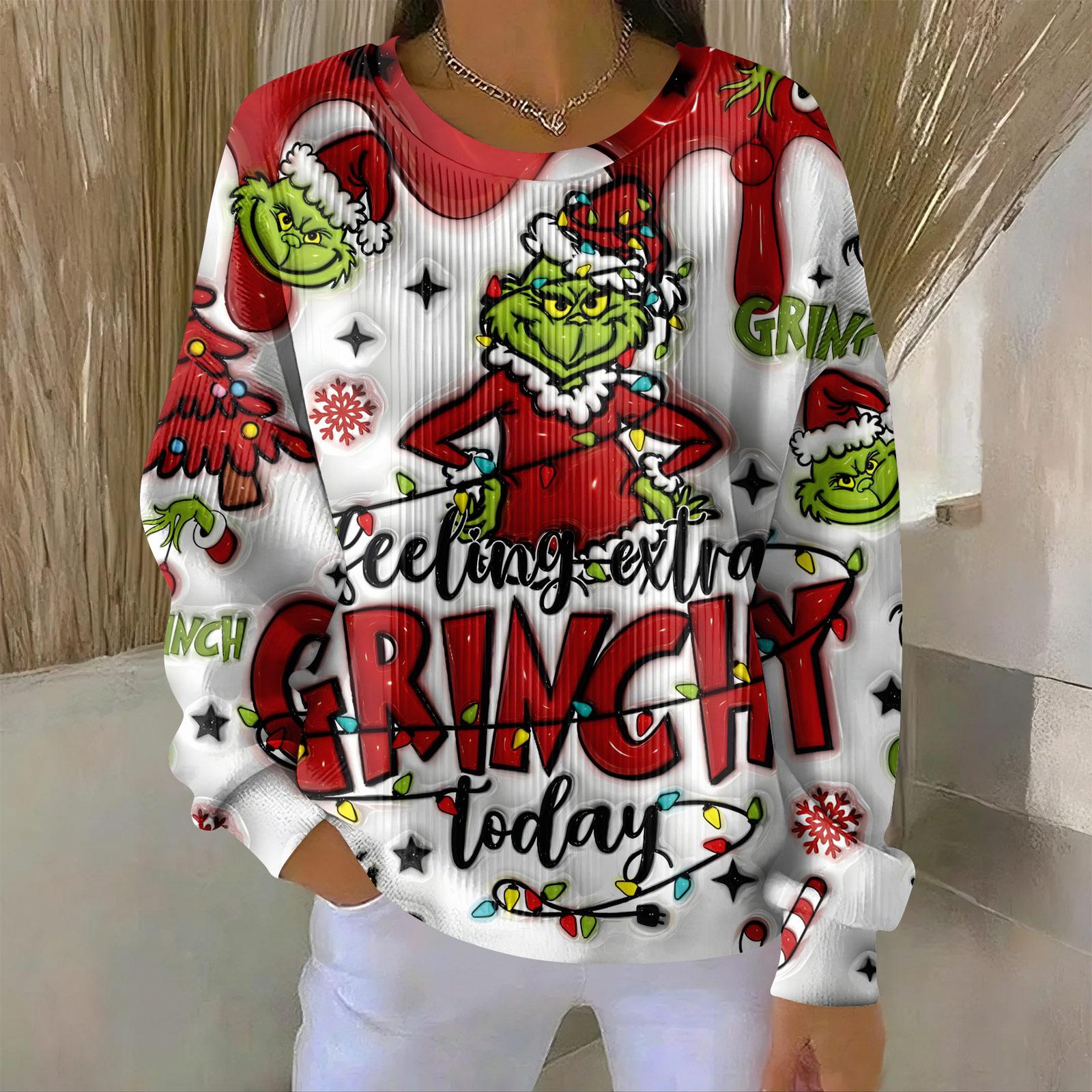 Women s Loose Comfortable Casual And Fashionable Round Neck Pattern Long Sleeved Sweatshirt S червоний
Women s Loose Comfortable Casual And Fashionable Round Neck Pattern Long Sleeved Sweatshirt S червоний