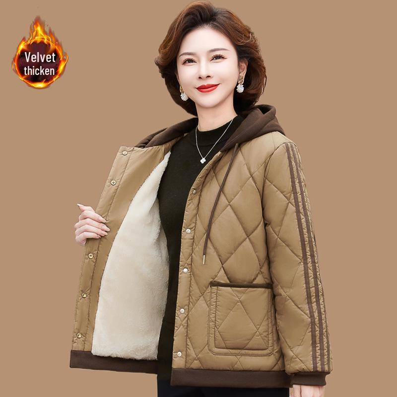 Fleece-Lined Winter Coat for Women - Stylish, Thickened Cotton Jacket for Middle-aged and Elderly 5XL (~150-160 jin) вино красного
Fleece-Lined Winter Coat for Women - Stylish, Thickened Cotton Jacket for Middle-aged and Elderly 5XL (~150-160 jin) вино красного