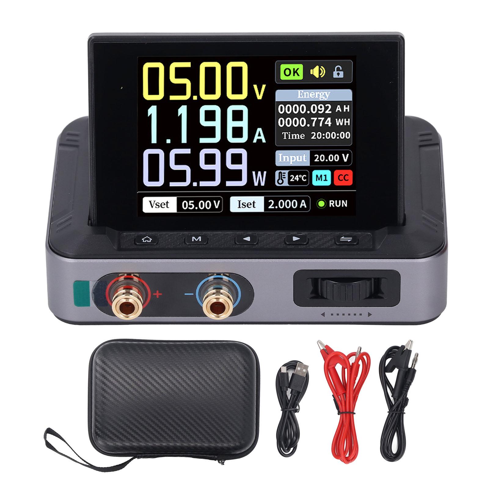Portable DC Power Supply 0-30V 0-5A 0-150W Output 2.8 Inch IPS Screen Mini Adjustable Switching DC P
Portable DC Power Supply 0-30V 0-5A 0-150W Output 2.8 Inch IPS Screen Mini Adjustable Switching DC P