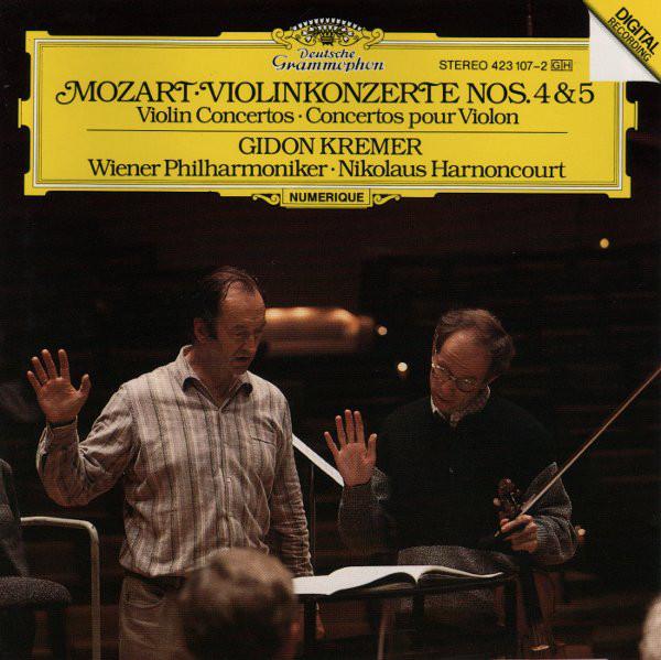 CD WOLFGANG AMADEUS MOZART GIDON KRE - Violinkonzerte Nos. 4 & 5 4231072 Deutsche Grammo 1988 Germany Classical Used
CD WOLFGANG AMADEUS MOZART GIDON KRE - Violinkonzerte Nos. 4 & 5 4231072 Deutsche Grammo 1988 Germany Classical Used