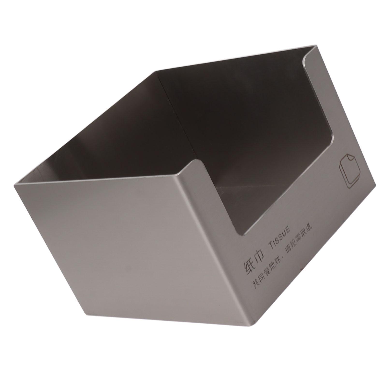 Stainless Steel Tissue Box Tissue Holder Large Opening Napkin Dispenser Modern for Bathroom Vanity Countertop
Stainless Steel Tissue Box Tissue Holder Large Opening Napkin Dispenser Modern for Bathroom Vanity Countertop