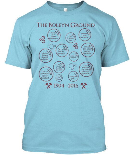 Boleyn Ground Memories T-Shirt Made in the USA Size S to 5XL Unisex T-Shirt XXXXL
Boleyn Ground Memories T-Shirt Made in the USA Size S to 5XL Unisex T-Shirt XXXXL