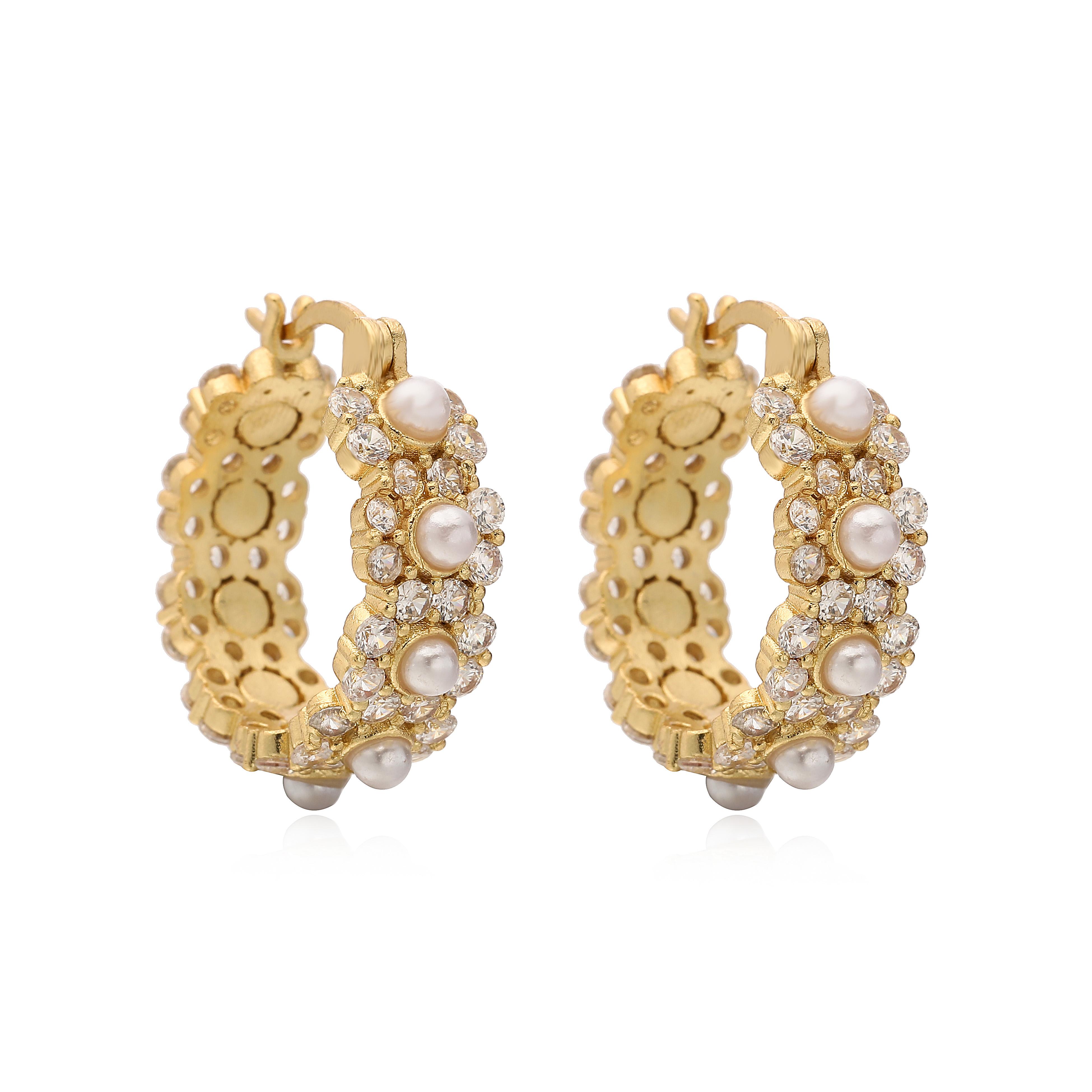 HECHENG, Summer Accessories Sweet and Fresh Pearl Zircon Earrings Women s Birthday Party Gift Metal Copper Zircon 1 Pair Other золотистий
HECHENG, Summer Accessories Sweet and Fresh Pearl Zircon Earrings Women s Birthday Party Gift Metal Copper Zircon 1 Pair Other золотистий