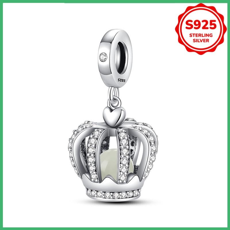 925 silver luminous crown charm beads DIY jewelry gift for bracelet necklace engagement birthday
925 silver luminous crown charm beads DIY jewelry gift for bracelet necklace engagement birthday