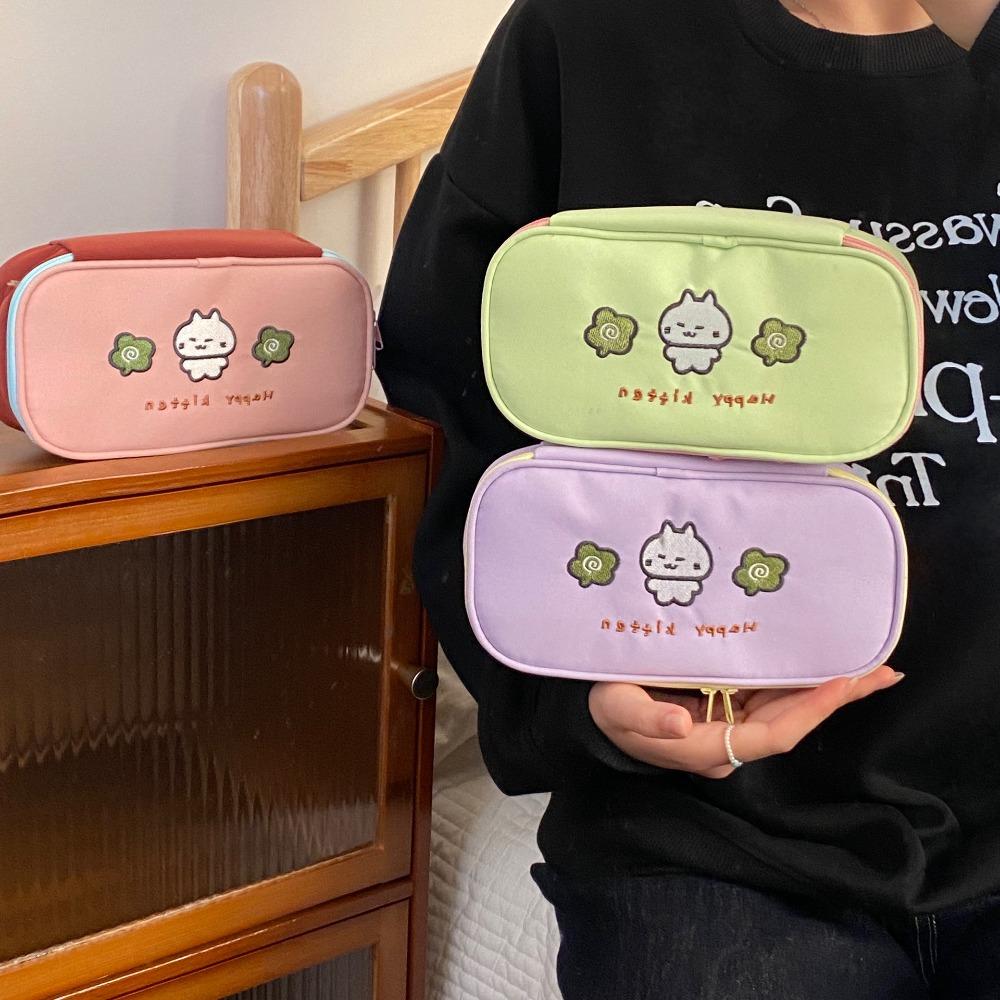 Cute Cat Cartoon Pencil Case Cosmetics Storage Stationery Storage Bag Office Supplies зелёный
Cute Cat Cartoon Pencil Case Cosmetics Storage Stationery Storage Bag Office Supplies зелёный
