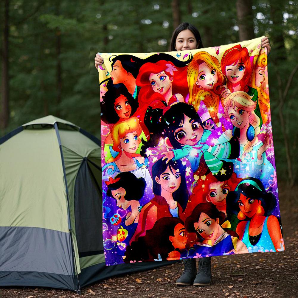 1pc, Happy Disney princesses Blanket, Soft Throw for Room Decor, Perfect Gift for 80x120cm
1pc, Happy Disney princesses Blanket, Soft Throw for Room Decor, Perfect Gift for 80x120cm