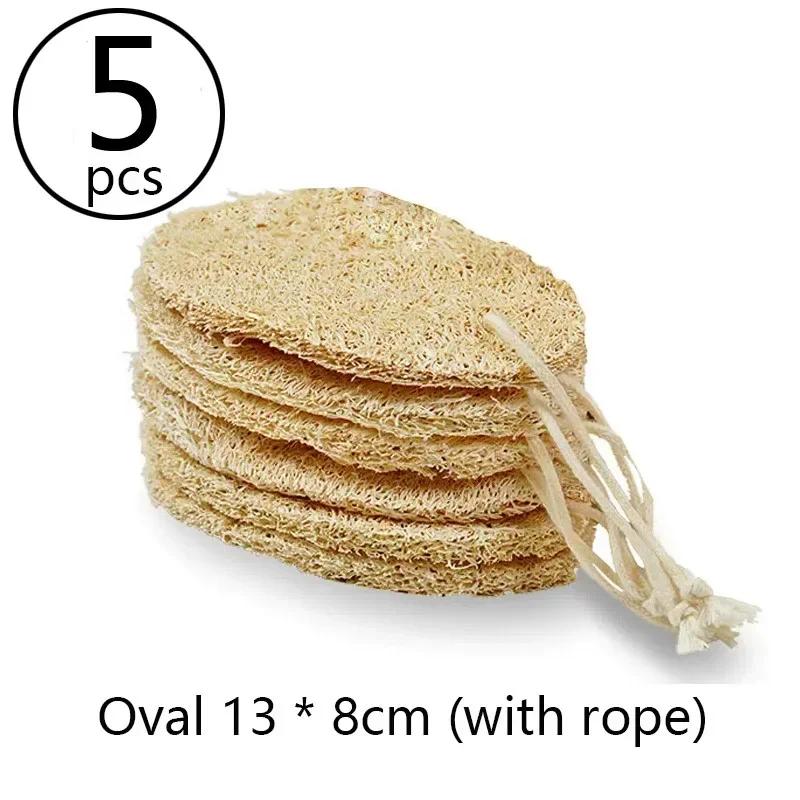 5pcs Natural Loofah Sponges Organic Luffa Bath Shower Sponge Exfoliating Body Back Scrubber for SPA Beauty Bathing Daily Care
5pcs Natural Loofah Sponges Organic Luffa Bath Shower Sponge Exfoliating Body Back Scrubber for SPA Beauty Bathing Daily Care