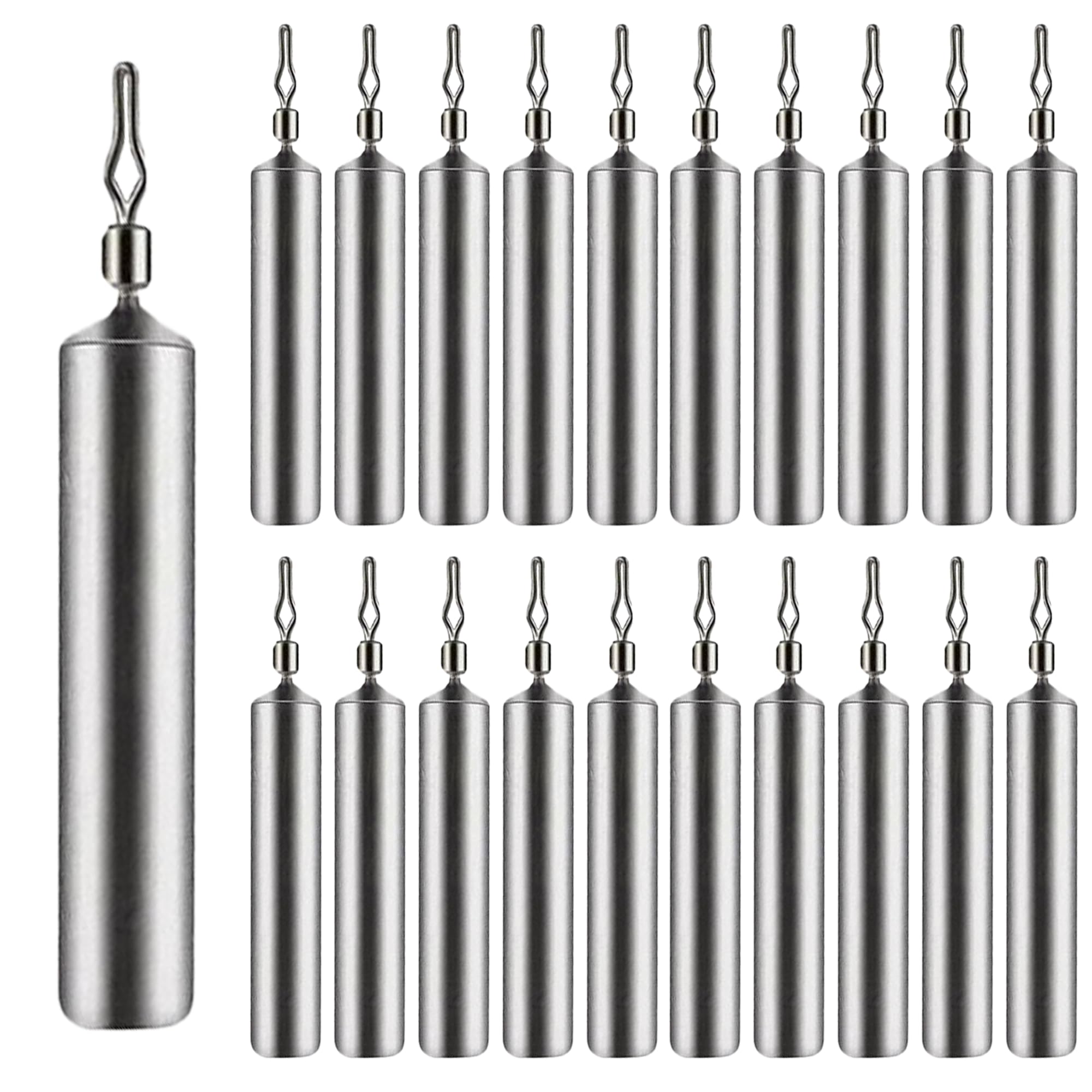 RoaRion Drop Sinker Free Rig Sinker Downshot Sinker Stick Type Swivel Lead Lure Weight Set of 20 20.0g
RoaRion Drop Sinker Free Rig Sinker Downshot Sinker Stick Type Swivel Lead Lure Weight Set of 20 20.0g