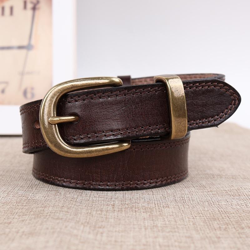 Outdoor Camping Style Retro Literary And Artistic Style Niche Design Brass Pin Buckle Women S Jeans Belt Cowhide Leather Belt 100cm хакі
Outdoor Camping Style Retro Literary And Artistic Style Niche Design Brass Pin Buckle Women S Jeans Belt Cowhide Leather Belt 100cm хакі