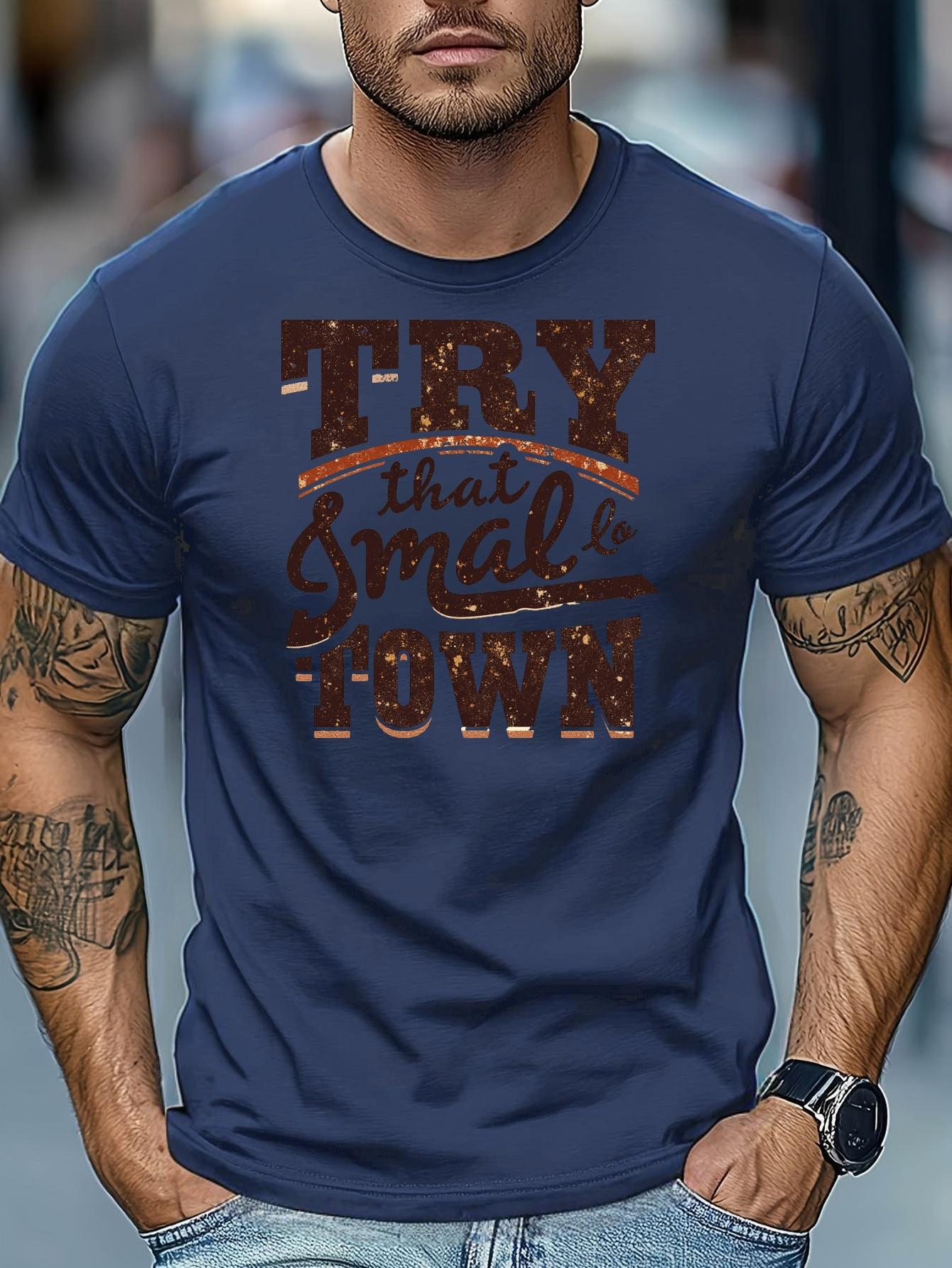 Try That Small Town Graphic T-shirt - White XL
Try That Small Town Graphic T-shirt - White XL