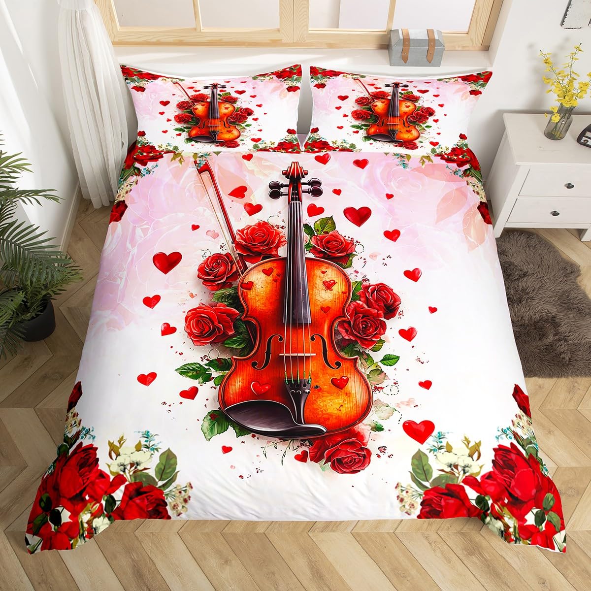 Comforter Eiffel Tower Watercolor Red Rose Bedding Set For Girls Adult Wild Butterfly Valentine S Day Romantic Comforter Comforter (quilt)-EU Single(135*200cm)3pcs
Comforter Eiffel Tower Watercolor Red Rose Bedding Set For Girls Adult Wild Butterfly Valentine S Day Romantic Comforter Comforter (quilt)-EU Single(135*200cm)3pcs
