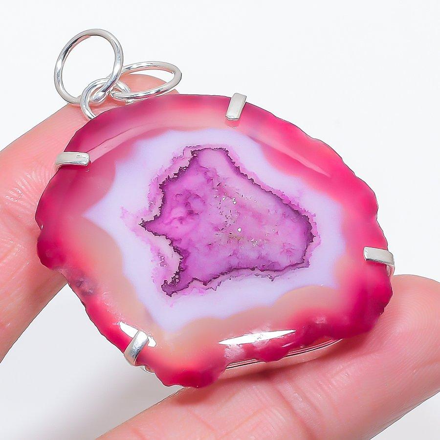 Натуральный розовый друзовый срез драгоценный камень 925 стерлинговое серебро ювелирный кулон 2,36 E7R65
Натуральный розовый друзовый срез драгоценный камень 925 стерлинговое серебро ювелирный кулон 2,36 E7R65