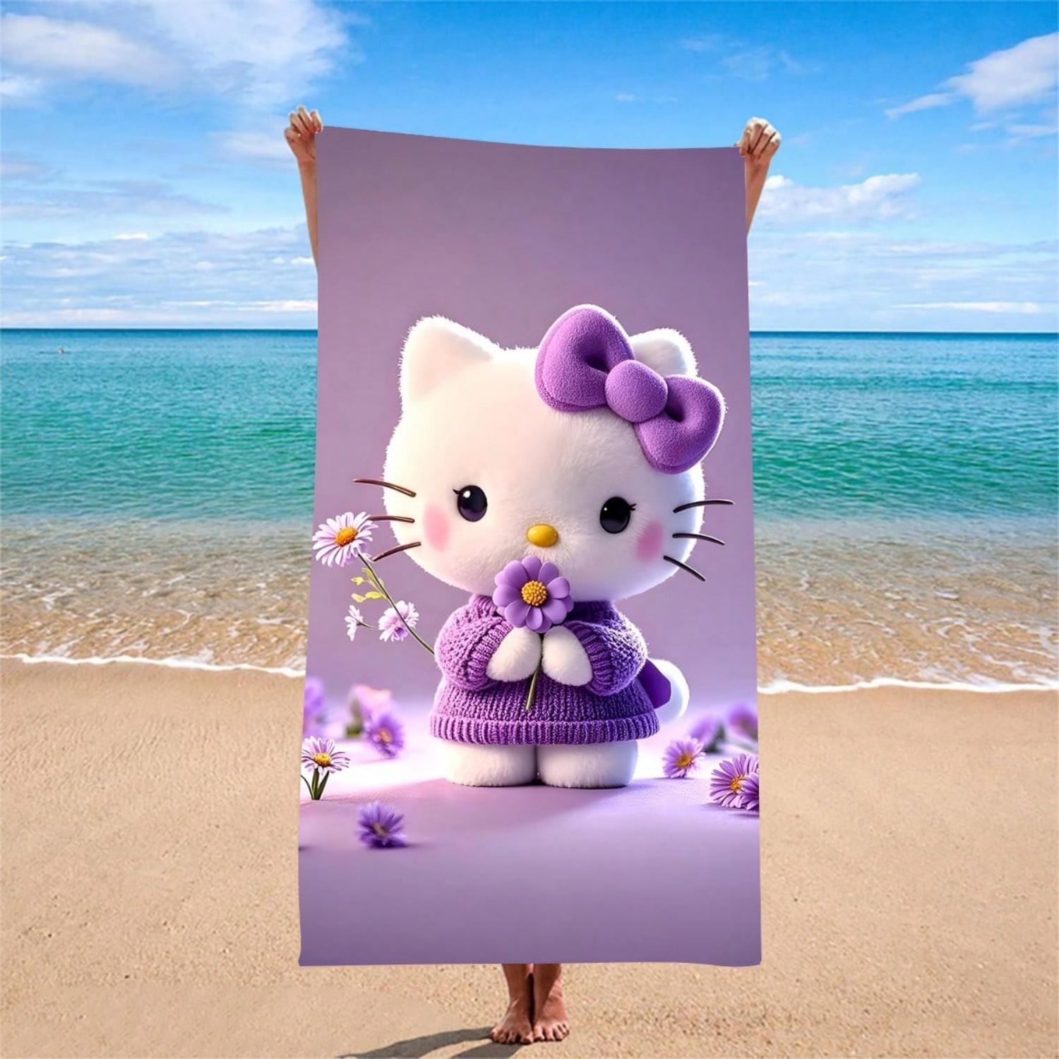 1PC Sanrio Brand Licensed Soft, Skin-Friendly, Quick-Dry Beach Towel, Sand-Resistant, Portable For Swimming And Camping W30*H60(CM)
1PC Sanrio Brand Licensed Soft, Skin-Friendly, Quick-Dry Beach Towel, Sand-Resistant, Portable For Swimming And Camping W30*H60(CM)