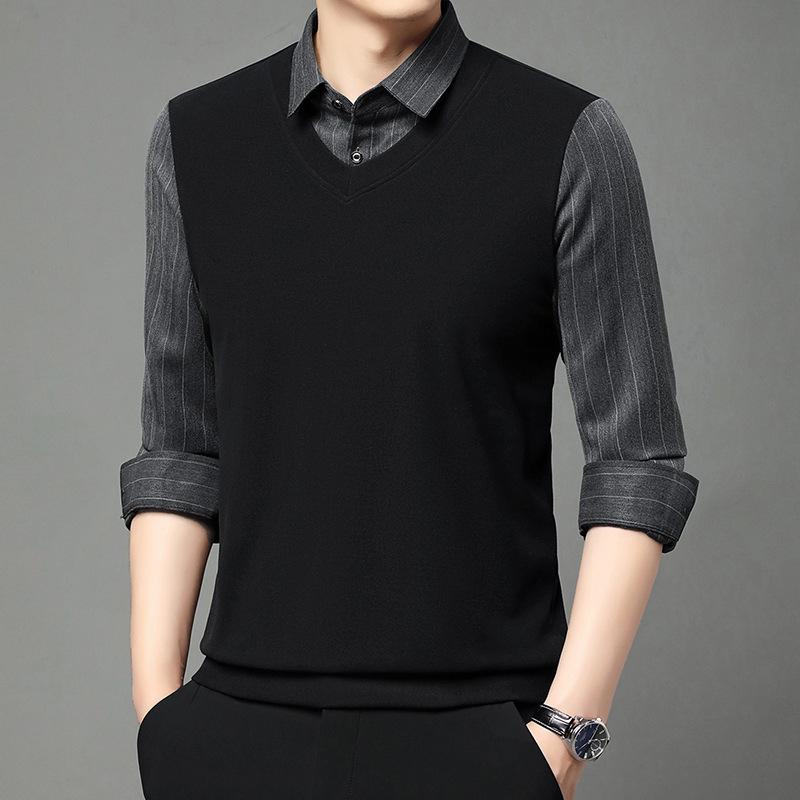 Мужская рубашка, теплая одежда, воротник-лацкан, имитация двух частей, свитера и длинные рукава, осень-зима, для людей среднего возраста, пожилых, пап, украшения, основа тела, рубашки 5XL темно-серого
Мужская рубашка, теплая одежда, воротник-лацкан, имитация двух частей, свитера и длинные рукава, осень-зима, для людей среднего возраста, пожилых, пап, украшения, основа тела, рубашки 5XL темно-серого