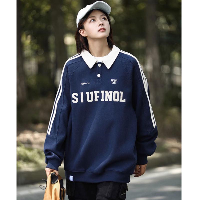 Plus Size Women s Retro Polo Collar Sweatshirt - Stylish Long-Sleeve Slimming Top for Spring & Fall L (100-125 jin)
Plus Size Women s Retro Polo Collar Sweatshirt - Stylish Long-Sleeve Slimming Top for Spring & Fall L (100-125 jin)