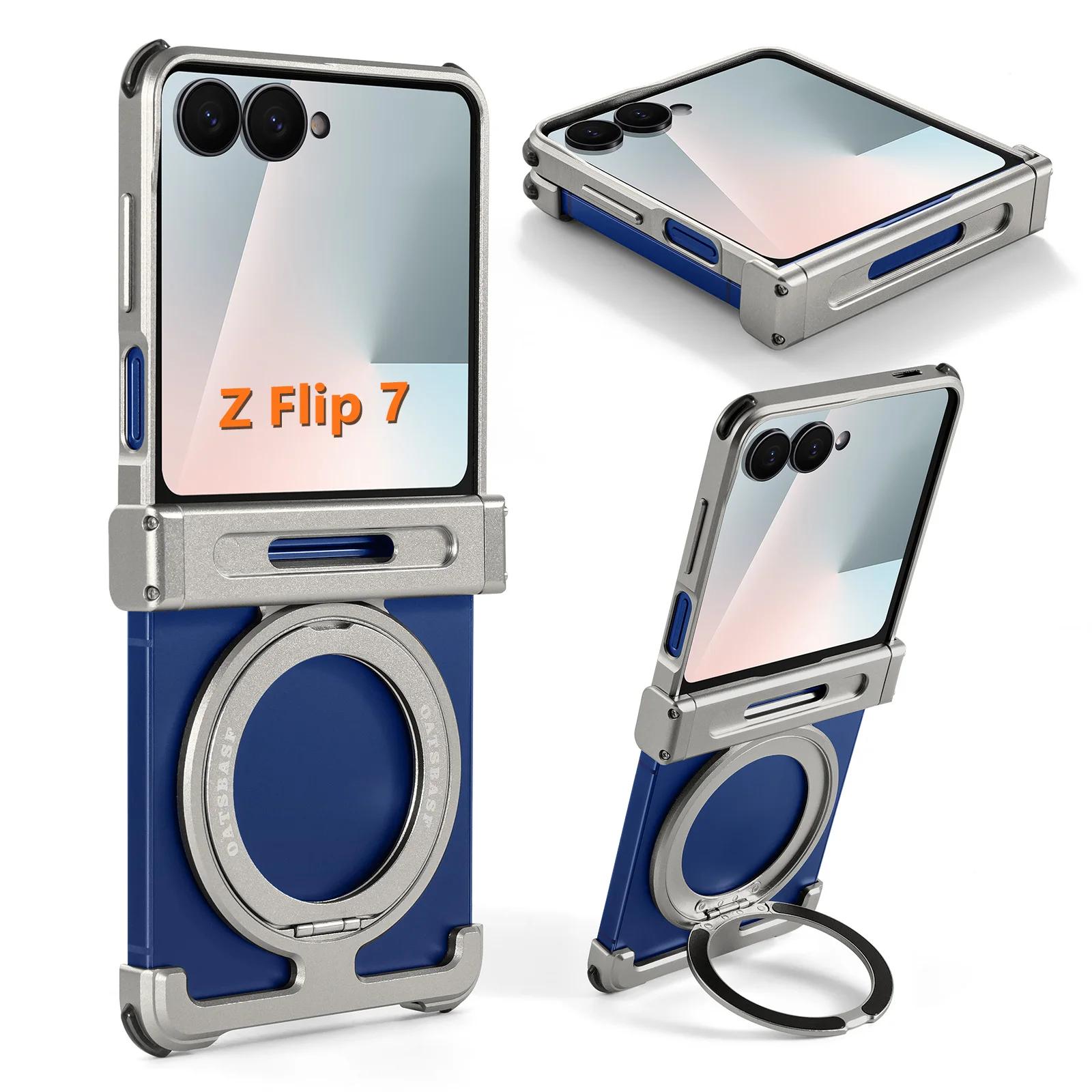 Oatsbasf Металлическая безрамочная чехол-подставка для Samsung Galaxy Z Flip 7 с подставкой 360° Вращение Магнитный Ударопрочный Защитный чехол Galaxy Z Flip7
Oatsbasf Металлическая безрамочная чехол-подставка для Samsung Galaxy Z Flip 7 с подставкой 360° Вращение Магнитный Ударопрочный Защитный чехол Galaxy Z Flip7