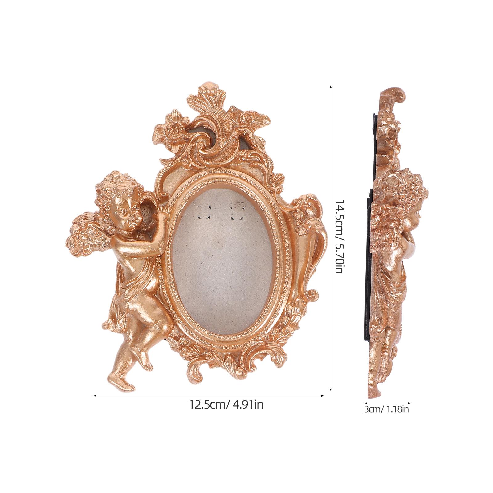 Cute Resin Angel Photography Frame Decorative Tabletop Photo Display Holder Elegant Angel-Themed Picture Frame for Home Office золотистий
Cute Resin Angel Photography Frame Decorative Tabletop Photo Display Holder Elegant Angel-Themed Picture Frame for Home Office золотистий