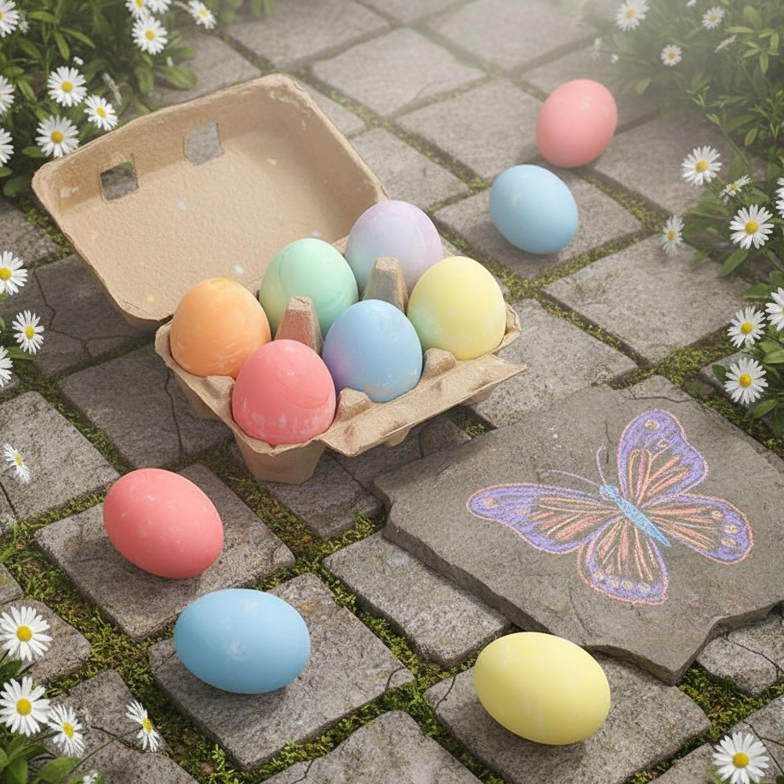 10 Pieces Sidewalk Chalk Set Egg Shaped Plaster Creative Chalks Washable Playground Easter 6Pcs Solid Color
10 Pieces Sidewalk Chalk Set Egg Shaped Plaster Creative Chalks Washable Playground Easter 6Pcs Solid Color
