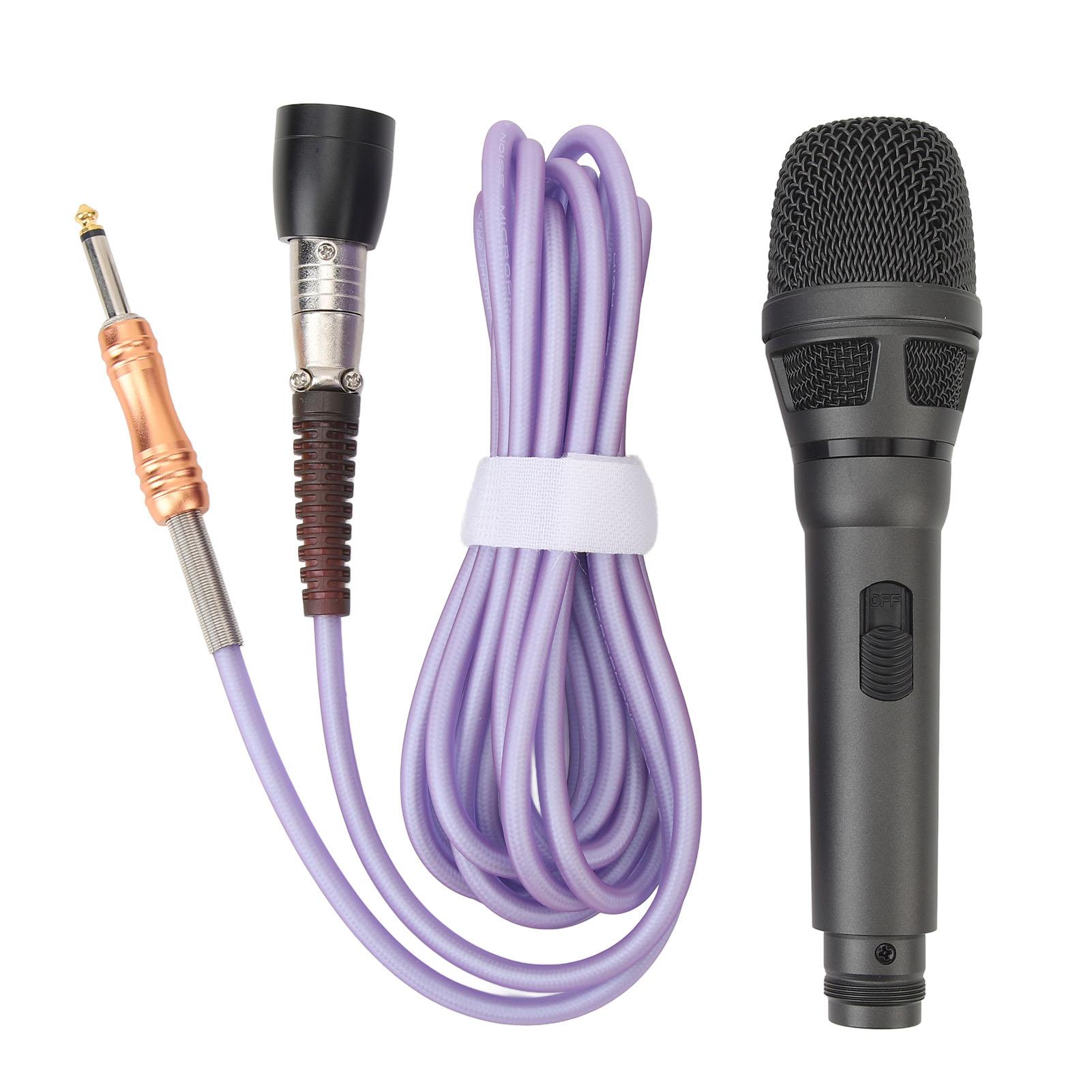 Wired Microphone Metal Handheld Cardioid Pick Up Dynamic Vocal Mic for Karaoke Singing Speech Weddin
Wired Microphone Metal Handheld Cardioid Pick Up Dynamic Vocal Mic for Karaoke Singing Speech Weddin