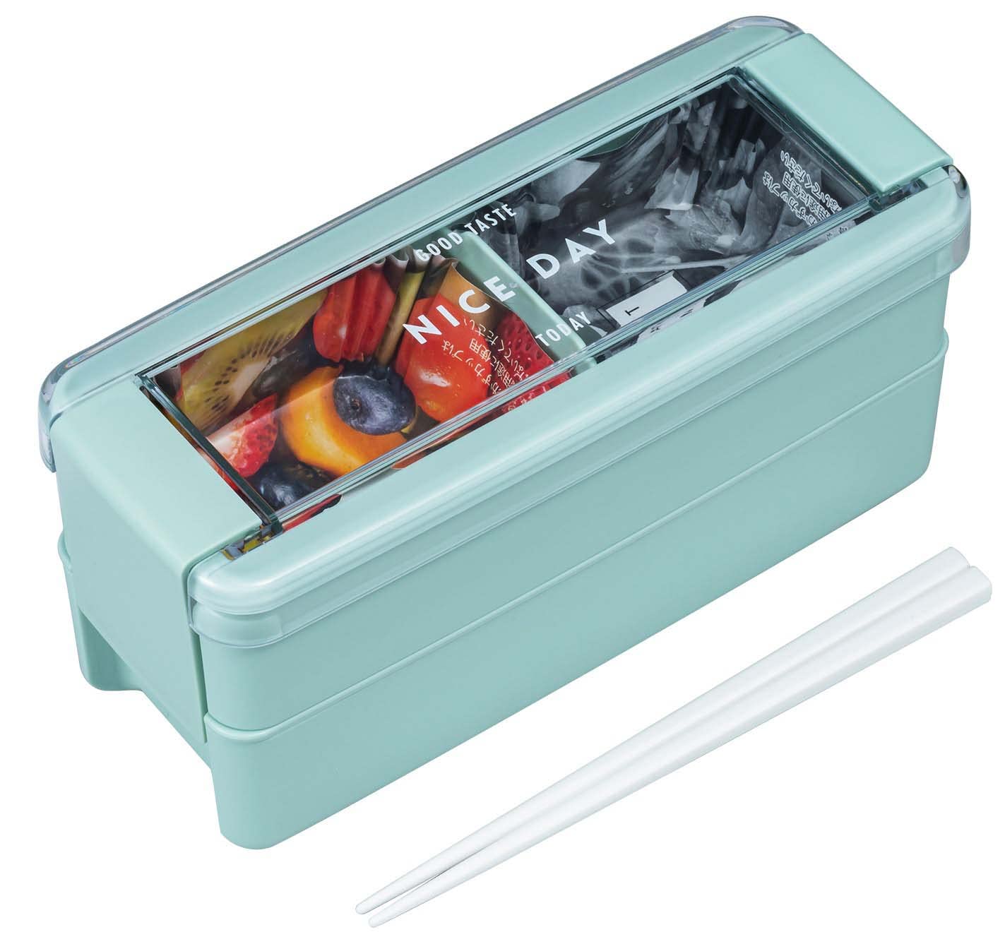 Iwasaki Kogyo Easy Care Lunch Box 2 Tiers Microwave Safe Dishwasher Safe Mint 680ml Width x Depth x Height MT 18.2 7.4 8.4cm B-1488
Iwasaki Kogyo Easy Care Lunch Box 2 Tiers Microwave Safe Dishwasher Safe Mint 680ml Width x Depth x Height MT 18.2 7.4 8.4cm B-1488
