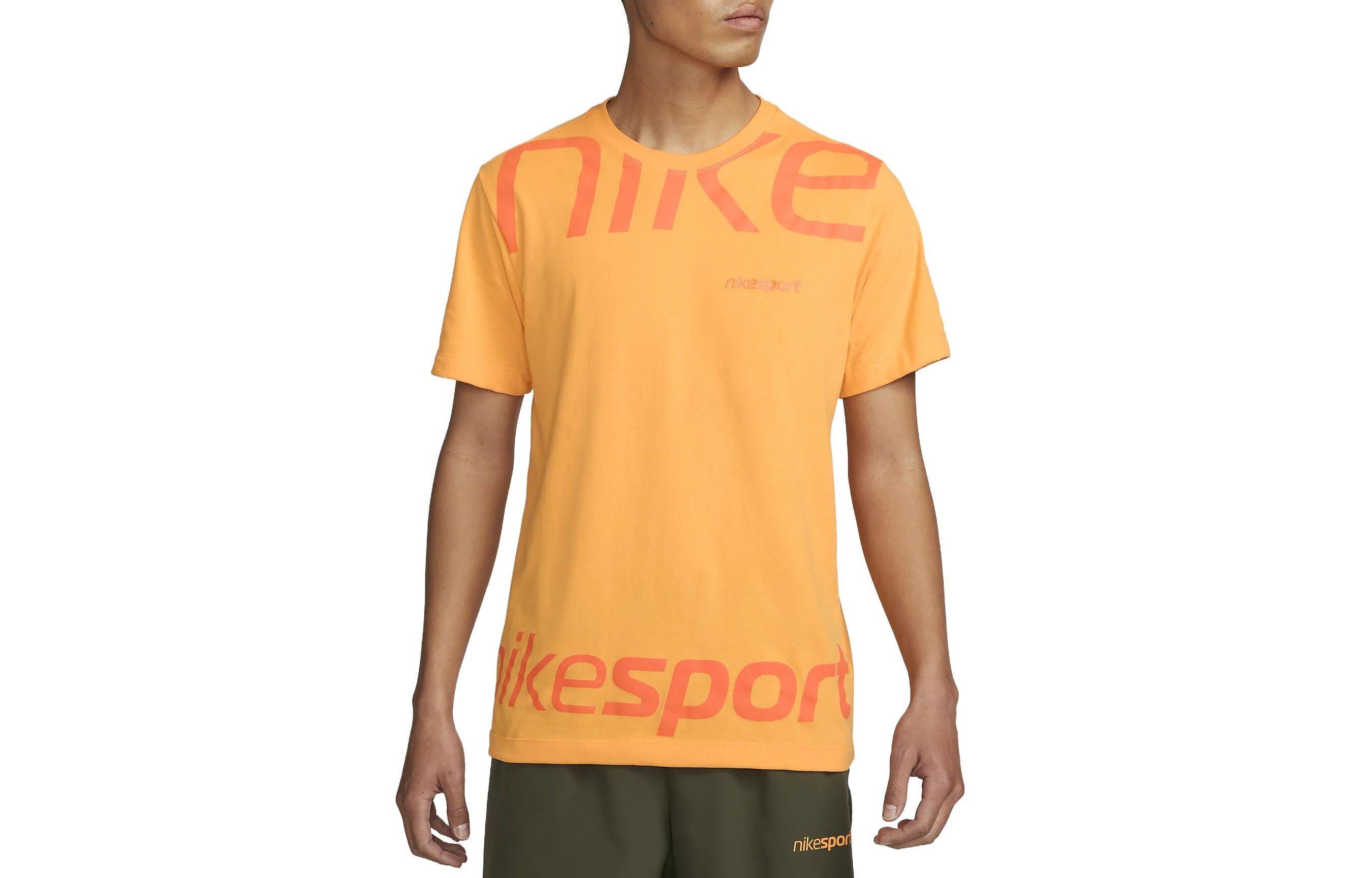 Nike T Shirts Men s Saffron Crew Neck Moderate Straight Fit FJ5271-717 XL
Nike T Shirts Men s Saffron Crew Neck Moderate Straight Fit FJ5271-717 XL